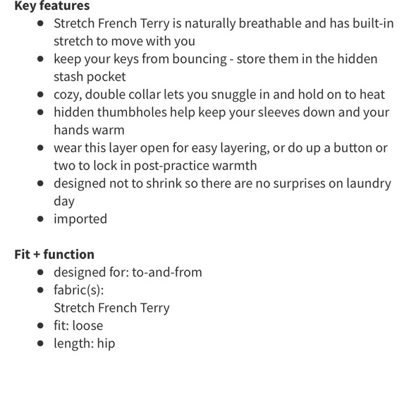 Lululemon to class jacket - Picture 9 of 16